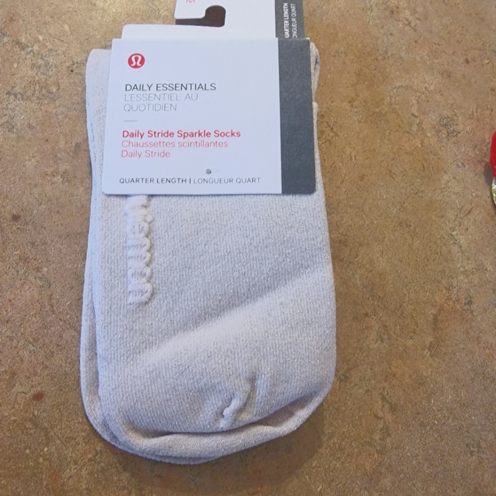 lululemon athletica Silver Ankle Socks Accessories